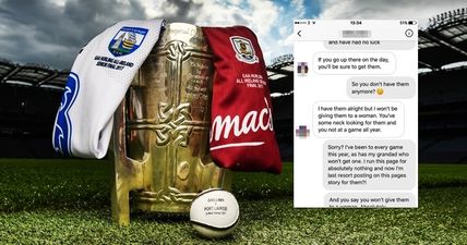 So sad that a genuine Galway fan missed out on All-Ireland tickets due to casual sexism