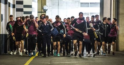 Celebrations in Galway changing room looked special