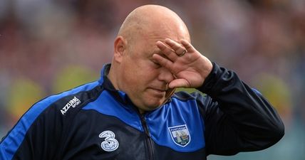 The writing on Derek McGrath’s hand for Galway game is a real mark of the man he is