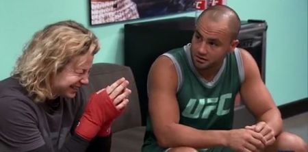 Hero Eddie Alvarez calms potential crisis perfectly