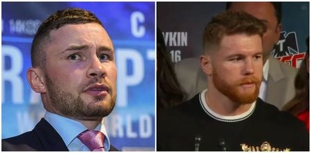 Carl Frampton was quick to slag Canelo Alvarez’s bold fashion statement