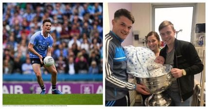 Eric Lowndes bringing the Sam Maguire to Temple Street Hospital is just great to see