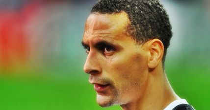 Rio Ferdinand looks like he’s going to become a professional boxer