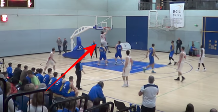 WATCH: Irish man wrecks basket in dunk that would put LeBron James to shame