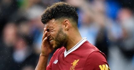 Alex Oxlade-Chamberlain gets to play centre midfield, produces worst pass of season