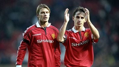 Gary Neville admits he was “relieved” when David Beckham left Manchester United