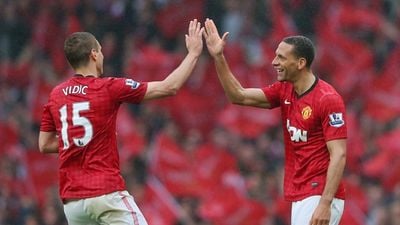 How Rio Ferdinand and Nemanja Vidic reacted to winning the Champions League sums up their defensive partnership