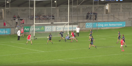 Dublin club match has one of the strangest points scored you’ll ever see