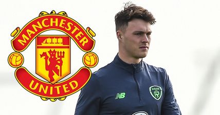 Manchester United youngster called in to train with senior Ireland team