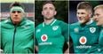 The current pecking order for each position in the Irish team