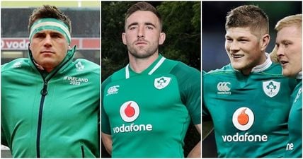 The current pecking order for each position in the Irish team