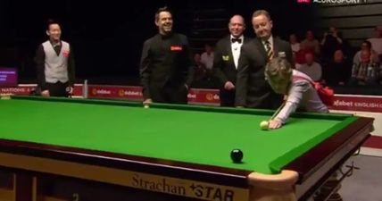 Ronnie O’Sullivan hits peak ‘Rocket’ as he lets fan take shot for him