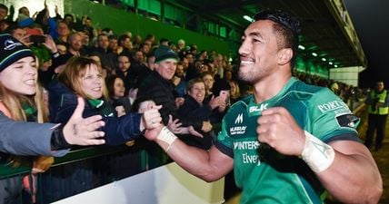 Bundee Aki arrival to Connacht’s post-match dressing room was thunderous