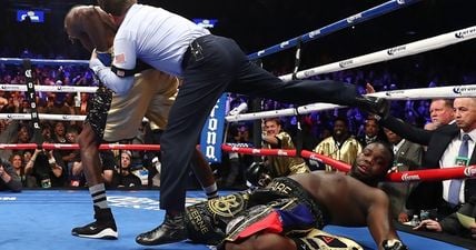 Deontay Wilder stakes claim for Anthony Joshua fight with insane first round KO