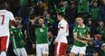 Northern Ireland player’s wife launches astonishing rant at referee after penalty decision