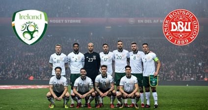 Ireland name strong team to go out and beat Denmark tonight