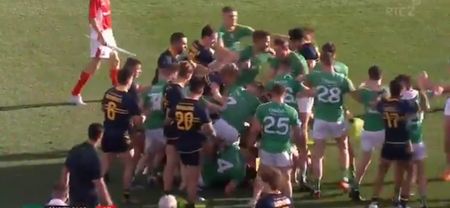 Scrap breaks out between Ireland and Australia at half-time