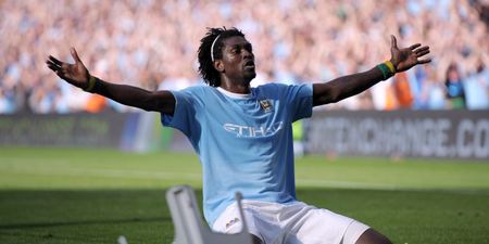 Emmanuel Adebayor explains why he did *that* celebration in front of Arsenal fans