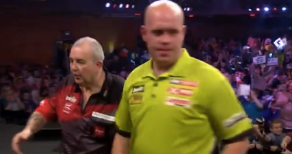 “You’re a knob” – Michael van Gerwen to Phil Taylor after beating him