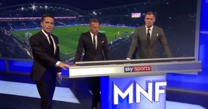 Viewers expected Jamie Carragher and Craig Bellamy to start swinging on Monday Night Football