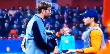 Jurgen Klopp has heated confrontation with ballboy