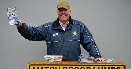 Fan at Ulster final finds best use for match programme