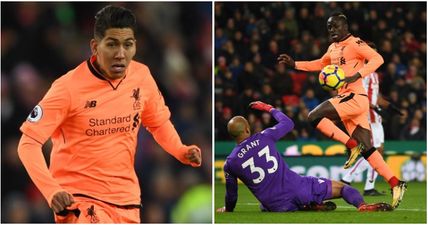 Roberto Firmino resists urge to steal Sadio Mane’s goal