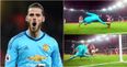 Football stands in unison to acclaim David bloody De Gea