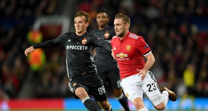 All Manchester United fans were impressed with Luke Shaw’s performance against CSKA Moscow