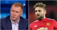 Paul Scholes has a theory on why Luke Shaw hasn’t been playing for Manchester United