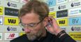 Jurgen Klopp’s interview was refreshingly honest, but he was still wrong