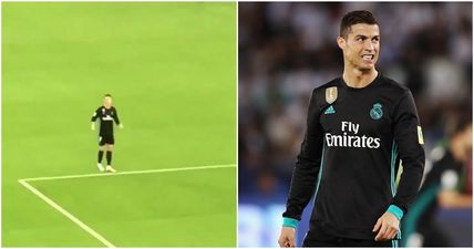 Cristiano Ronaldo’s reaction to Lionel Messi chant was priceless