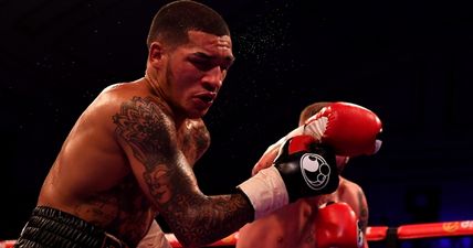 Conor Benn’s face is all kinds of messed up the morning after “massive learning experience”