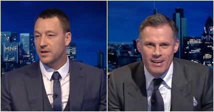 Jamie Carragher really didn’t agree with being included on John Terry’s Premier League XI