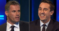 Jamie Carragher and Gary Neville don’t see eye-to-eye on England’s goalkeeper for the World Cup