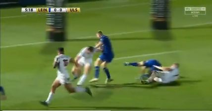 Watch: Jordan Larmour scores again for Leinster with another stunning sidestep