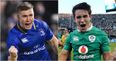 Joey Carbery response to Jordan Larmour observation was pure class