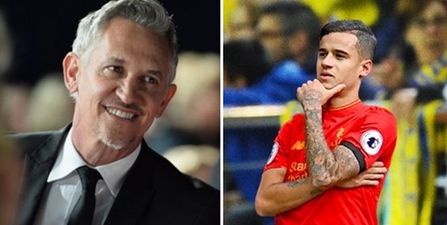 Gary Lineker’s joke about the Coutinho transfer didn’t go down too well