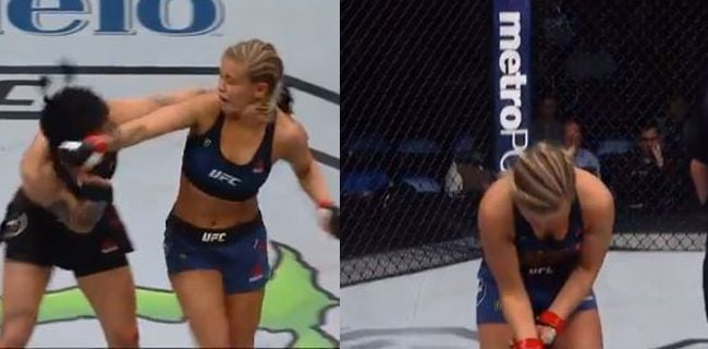 Paige VanZant broken arm