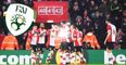 17-year-old Irish striker comes on for Southampton against Spurs