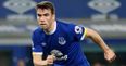 Seamus Coleman shares what he told Portsmouth winger after crunching tackle