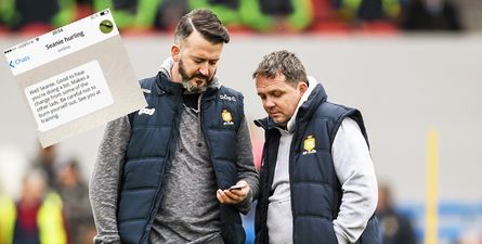 The text messages exchanged between a manager’s pet and his bainisteoir