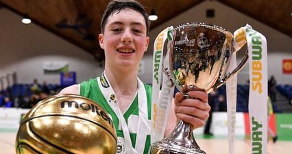 CJ Fulton, son of Irish basketball legend Adrian, scores record 47 points to fire St Malachy’s College to All-Ireland glory