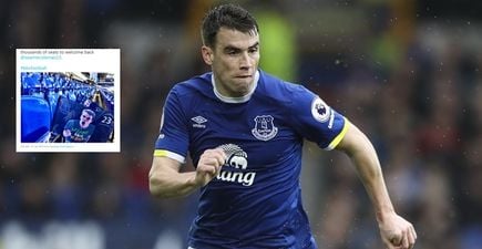 Seamus Coleman named to start on Everton team to play Leicester City