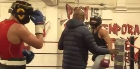 Chris Eubank had to separate son from Ireland sparring partner during heated session