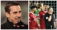 Gary Neville’s commentary sparks outrage as Liverpool fans fume over late penalty call