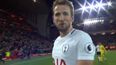 What Harry Kane said to the cameras as he left the pitch really annoyed Liverpool fans