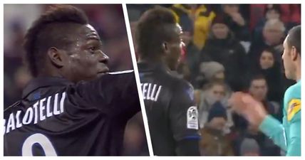 Mario Balotelli booked for complaining to referee about racist abuse