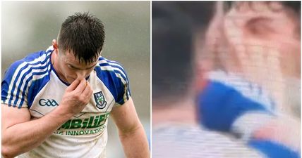 TV footage appears to show why Barry Kerr may have been red carded