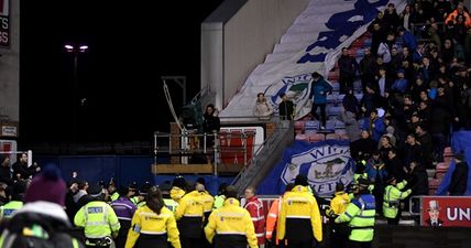 Wigan to launch full investigation into Manchester City pitch invasion